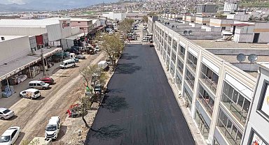 Kahramanmaraş'ta asfalt çalışmaları