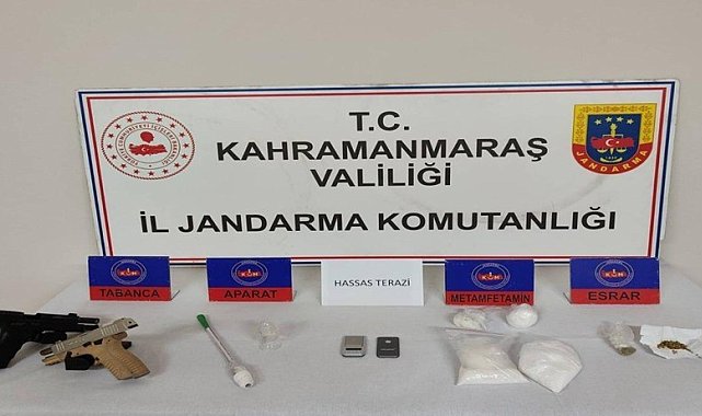 Kahramanmaraş'ta uyuşturucu operasyonu: 3 tutuklama