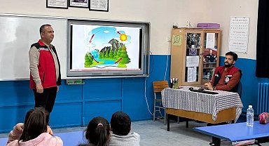 Karacasu'da öğrencilere su verimliliğinin önemi anlatıldı
