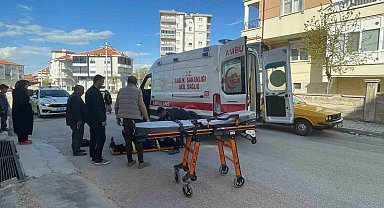 Karaman'da devrilen motosiklet metrelerce sürüklendi: 1 yaralı