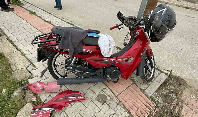 Karaman'da motosiklet kazası: 1 yaralı