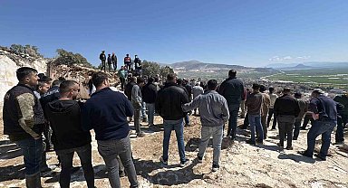 Karamanlı'da vatandaşlar mermer ocağına karşı ayaklandı