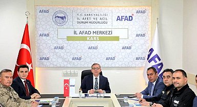 Kars'ta afetlere karşı hazırlık masaya yatırıldı