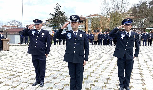 Kavak'ta Polis Haftası töreni