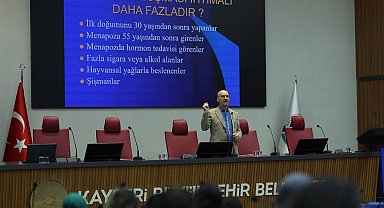 Kayseri Büyükşehir'den 'meme kanseri' farkındalık eğitimi