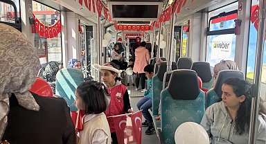 Kayseri Büyükşehir'in 'Çocuk Treni'ne büyük ilgi