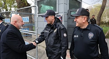 Kayseri Kocasinan'dan polislere anlamlı hediye