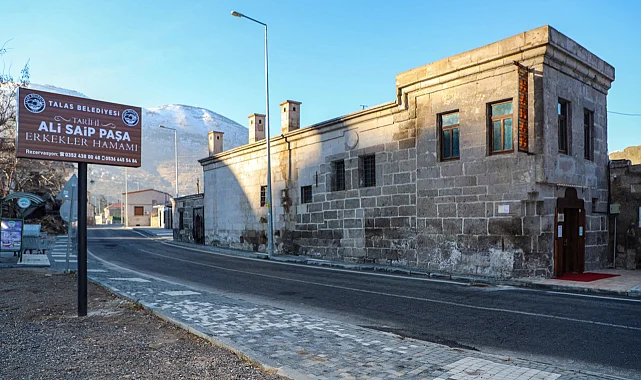 Kayseri Talas'ın hamamlarına büyük ilgi