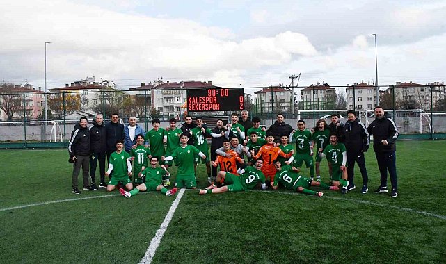 Kayseri U18 Ligi Play-Off: Kayseri Şekerspor: 2 - Kalespor: 0