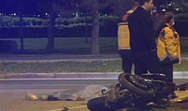 Kazada 18 yaşındaki motosiklet sürücüsü hayatını kaybetti