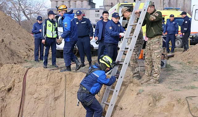 Kazakistan'da su borusu çalışmaları sırasında göçük: 2 ölü
