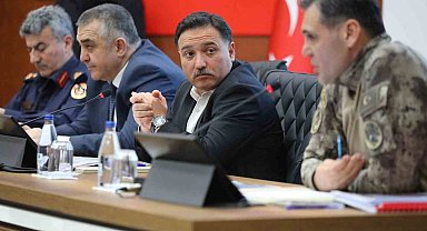 Kent Güvenlik Danışma Kurulu Vali Çiçek başkanlığında toplandı