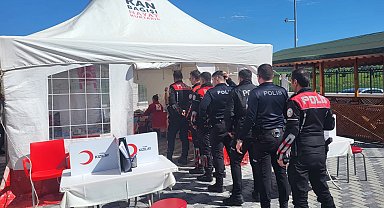 Keşan polisinden hayat veren bağış