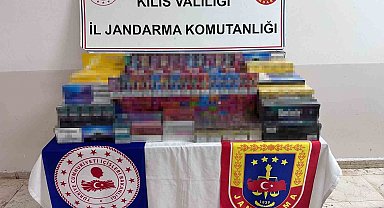 Kilis'te 1 milyon 150 bin lira değerinde kaçak ürün ele geçirildi
