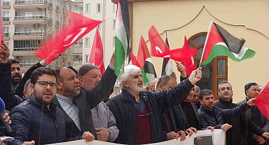 Kilis'te "Filistin'e dünya sessiz kalmamalı" çağrısı