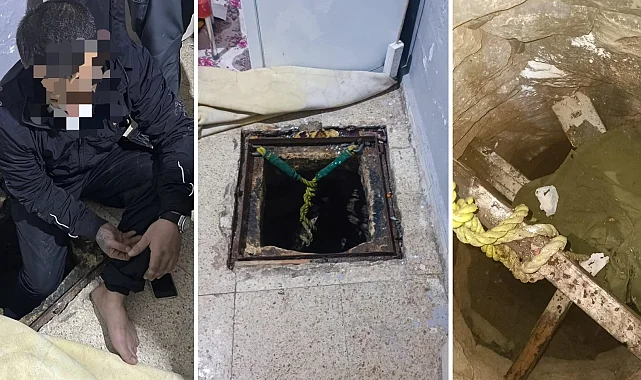 Kilis'te kuyuda saklanan firari yakalandı!