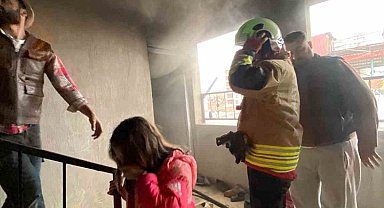 Kırıkhan'da ev yangını