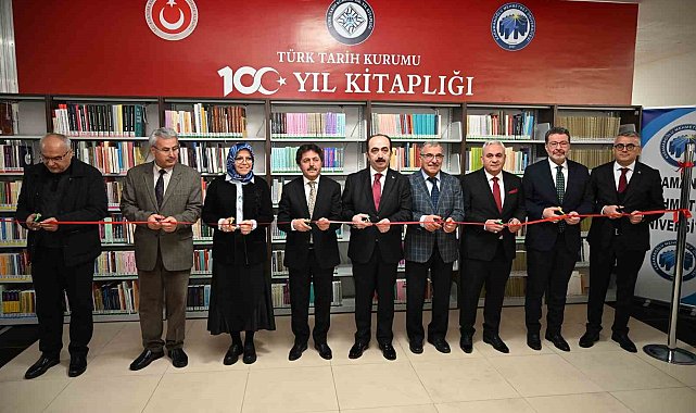 KMÜ'de "Türk Tarih Kurumu 100. Yıl Kitaplığı" açıldı