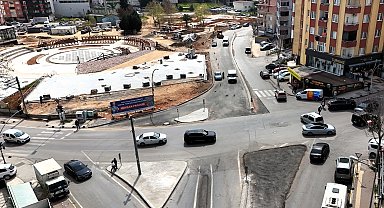 Kocaeli Çayırova'da kavşak düzenlemesi tamamlanıyor