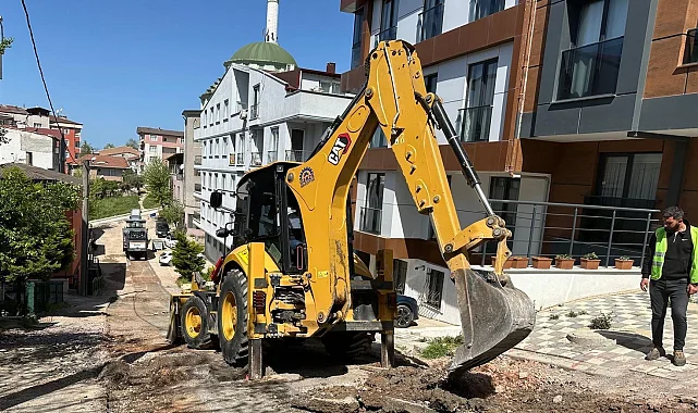 Kocaeli Gebze'de üstyapı çalışmaları hız kesmeden devam ediyor