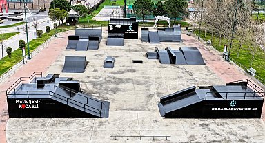 Kocaeli Sekapark'ta Skate Park yenilendi