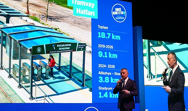 Kocaeli'de Başkan Büyükakın şehrin geleceği metroyu anlattı