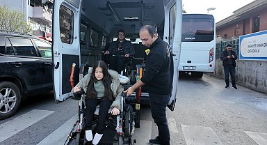 Kocaeli'de 'Engelsiz Taksi' hayallere köprü oldu