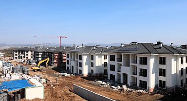 Kocaeli'de Kartepe Kent Konut Evleri'nde kaba inşaat tamamlandı