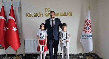 Kocaköy'de çocuklara "temsili kaymakamlık sertifikası" verildi