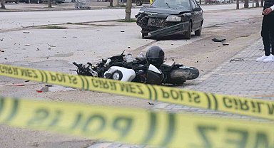 Konya'da bayram günü yaşanan kazada ağır yaralanan motosikletli genç kurtarılamadı