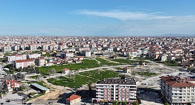 Konya'da kentsel dönüüşüm alanına yakın mercek