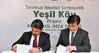 KOP destekli 'Yeşil Köy' projesi için imzalar atıldı