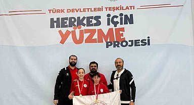 Körfezli genç yüzücüler Azerbaycan'da Türkiye'yi temsil edecek