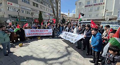 Kütahya'da İsrail'in Filistinli esirleri hedef alan idam cezası yasasına tepki