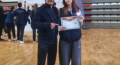 Kütahyalı sporcu Güllüzar Nas Türkiye ikincisi oldu