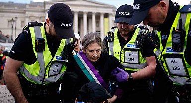 Londra'daki Filistin'e destek protestosunda gözaltı sayısı 523'e yükseldi