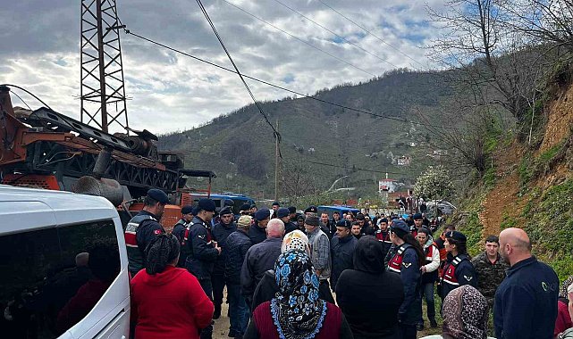 Mahkeme kararına rağmen yapılmak istenen sondaja köylüler müdahale etti