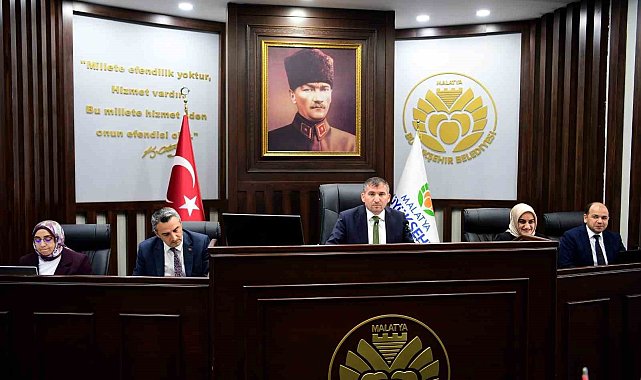 Malatya'da nisan ayı meclis toplantısı yapıldı