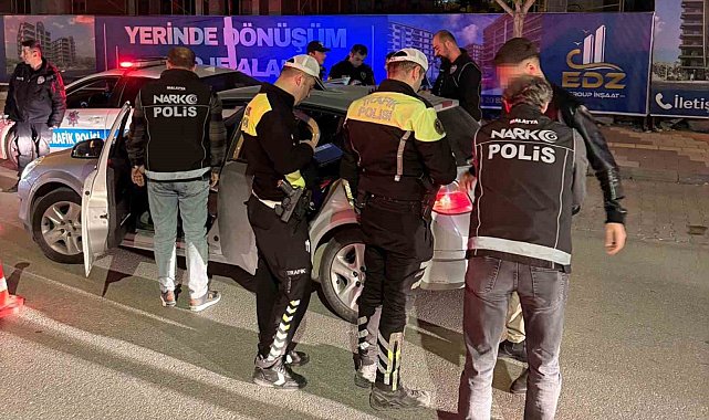 Malatya'da polisten sıkı denetim