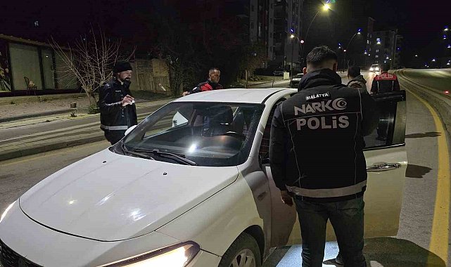 Malatya'da "narko alan" uygulaması
