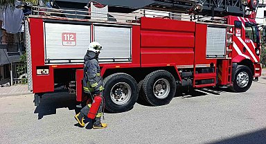 Manavgat'ta baca yangını söndürüldü