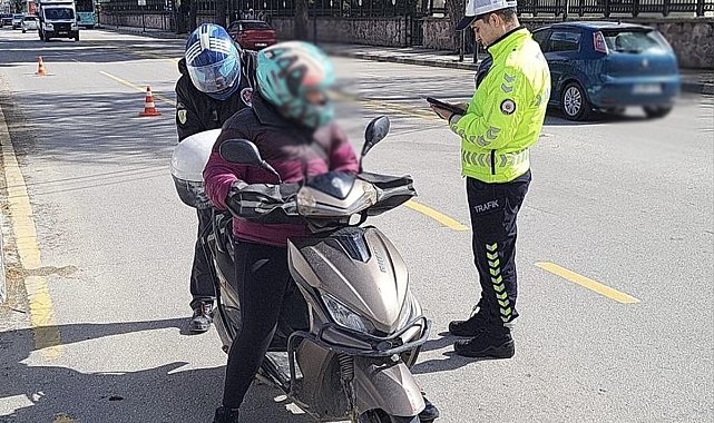 Manisa'da motosiklet denetimi: 540 sürücüye, 3 milyon 800 bin TL ceza