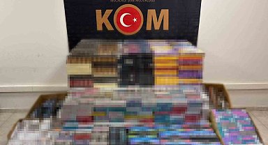 Mardin'de 19 bin paket kaçak sigara ele geçirildi