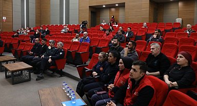 Melikgazi personeli yangınlara karşı bilgilendirildi