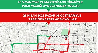 Mesir Festivali nedeniyle 25-26 Nisan'da kapanacak yollar açıklandı