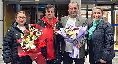 Milli atıcı Buğra Selimzade dünya üçüncüsü ünvanı ile Trabzon'a döndü