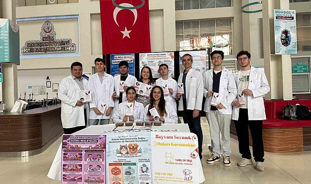 MSKÜ Tıp Fakültesi öğrencilerinden sokak hayvanları için sosyal sorumluluk projesi