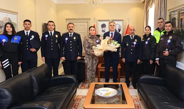Muğla Valisi Akbıyık'tan Türk Polis Teşkilatı'nın 181. yılına özel kabul