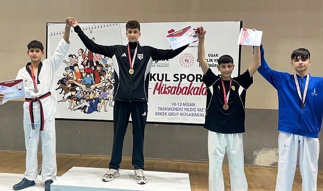 Muğlalı sporcular Uşak'tan 3 madalya ile döndü