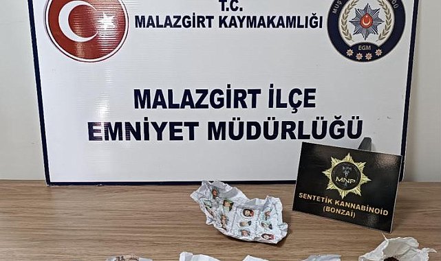 Muş'ta narkotik operasyonları